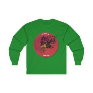 Brindle with white chest snip Great Dane up to 5xl - Haunted by Dane Hair Unisex Long Sleeve Tee