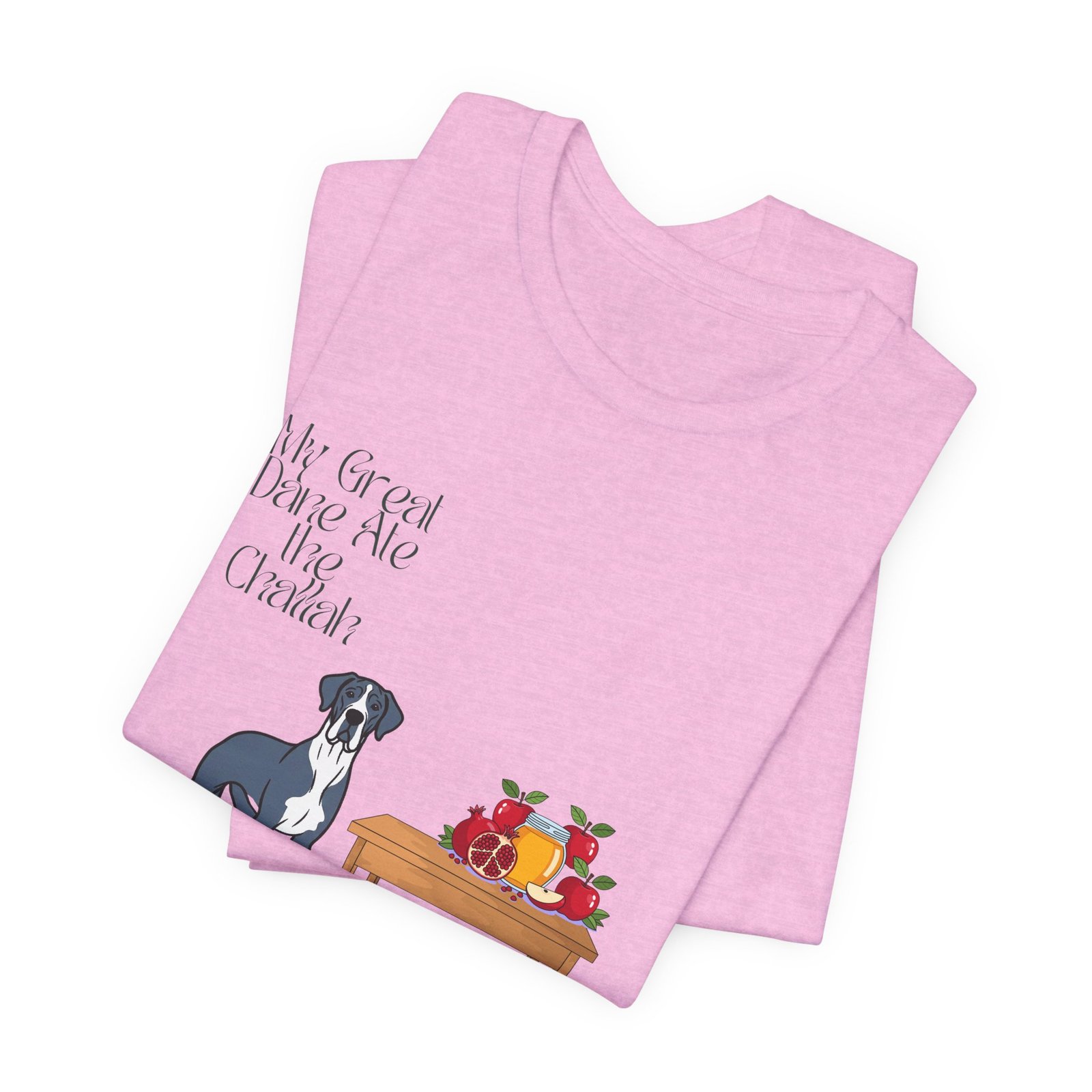 Blue Mantle Great Dane Rosh Hashanah Dog T-Shirt up to 5xl - Image 51