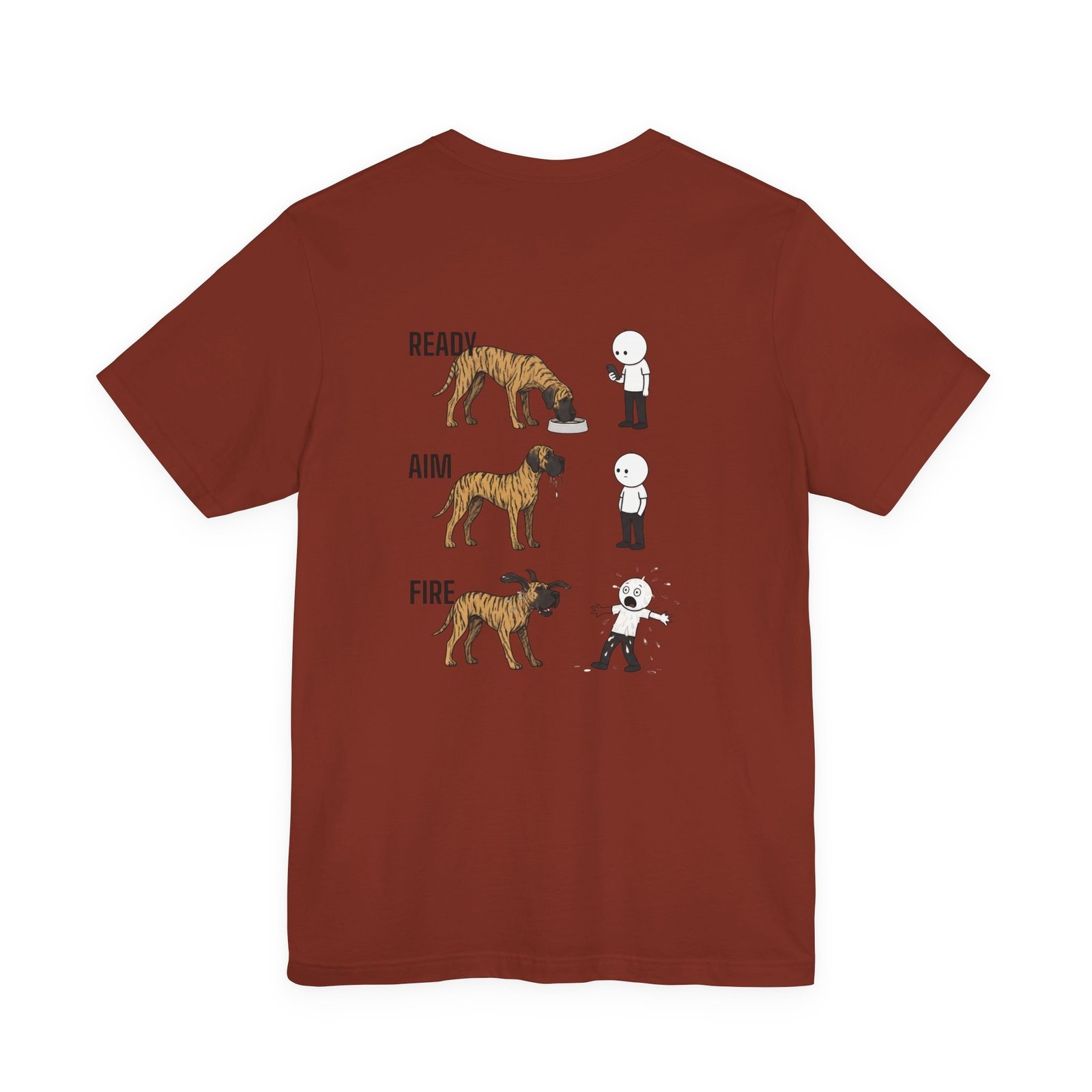 Brindle Great Dane - Ready, Aim, Fire Slobber - up to 5x - Men's T Shirt - Image 12