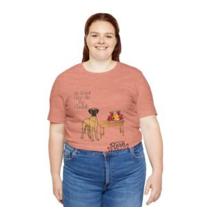 Fawn Great Dane Rosh Hashanah Dog T-Shirt up to 5xl