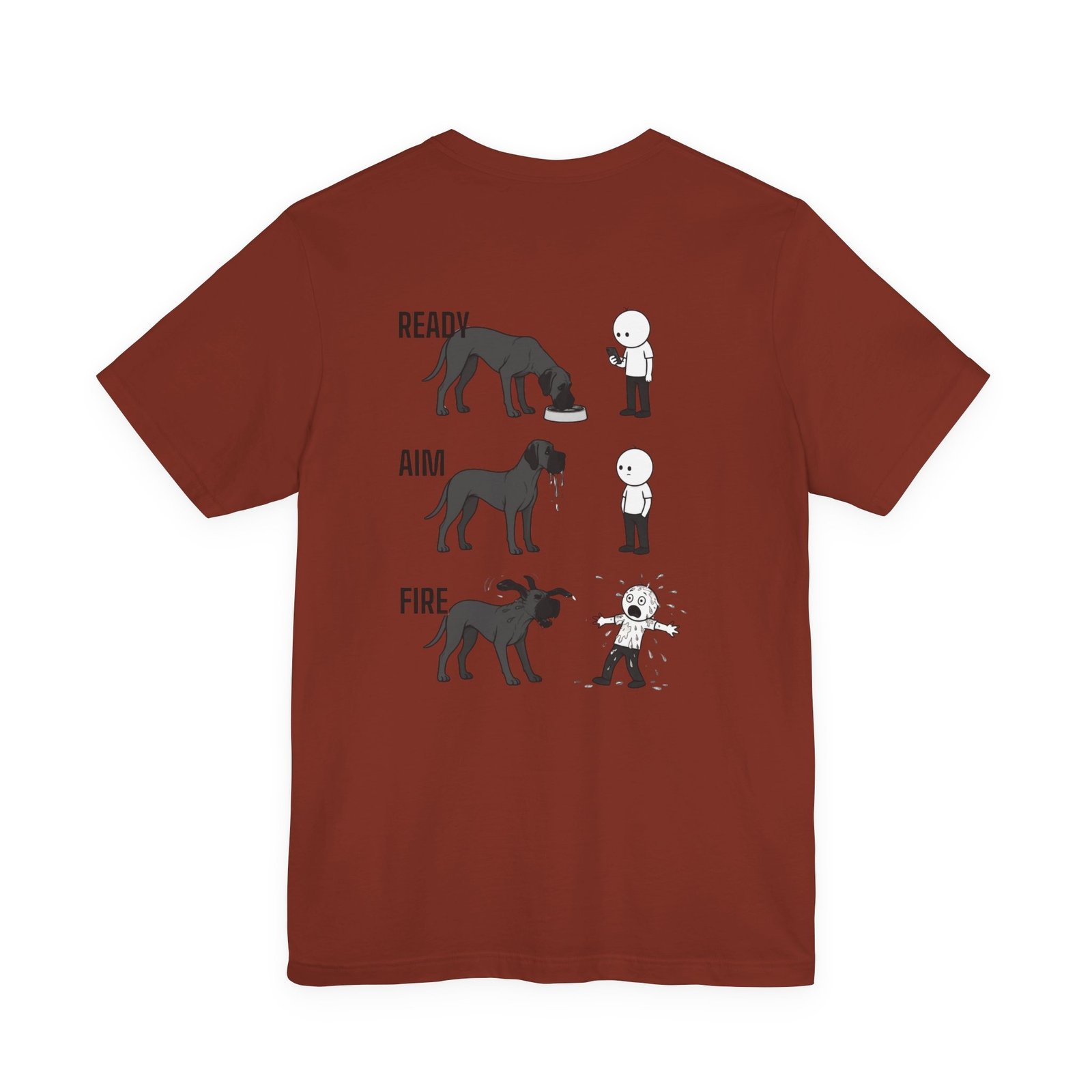 Brindle Great Dane - Ready, Aim, Fire Slobber - up to 5x - Men's T Shirt - Image 12