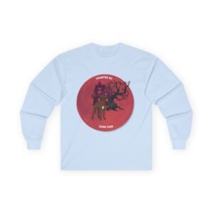 Brindle with white chest mark Great Dane up to 5xl - Haunted by Dane Hair Unisex Long Sleeve Tee