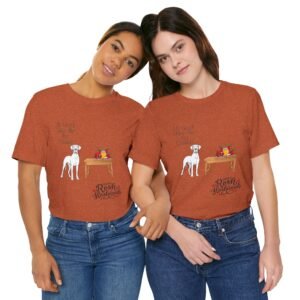 White Great Dane Rosh Hashanah Dog T-Shirt up to 5xl