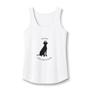 Black Great Dane Tank Top Up to 4xl — Labor Day Women’s Cotton Tank - Nap Dept. Great Dane Division
