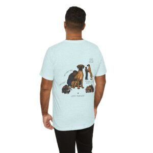 Brindle Great Dane African-American Man T‑Shirt — Up to 5XL - Besties
