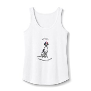 Merlequin with blue eyes Great Dane Tank Top Up to 4xl — Labor Day Women’s Cotton Tank - Nap Dept. Great Dane Division